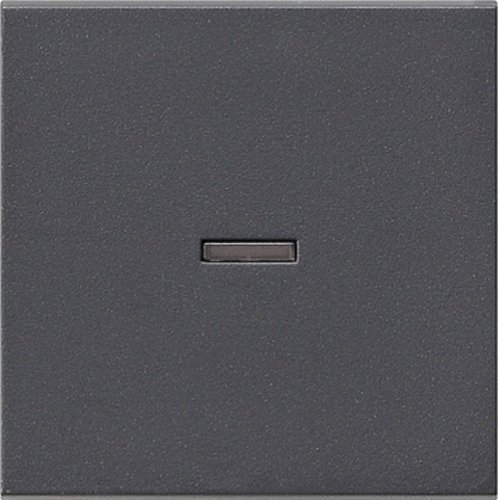 Лицевая панель Gira System55 для 1-кл. выключателя с подсветкой антрацит фото Лицевая панель Gira System55 для 1-кл. выключателя с подсветкой антрацит картинка